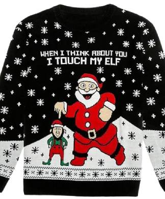 Elf christmas jumper mens online