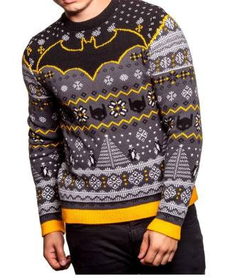 Batman xmas jumper clearance
