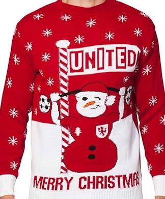 Man Utd Christmas Jumpers 2024 Red Devil Xmas