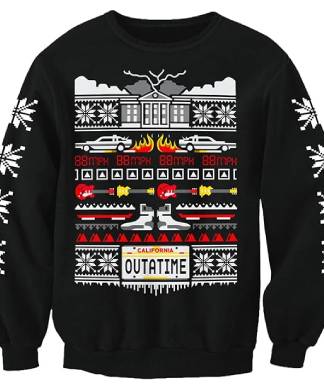 Back to the Future Inspired Christmas Jumper