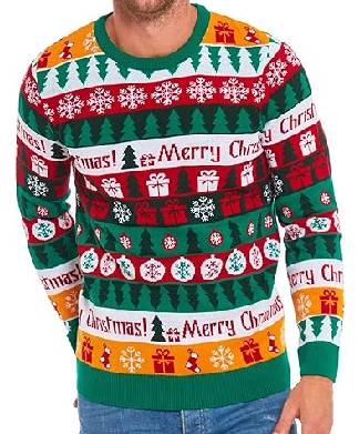 Bright Colour Merry Classy Christmas Jumper