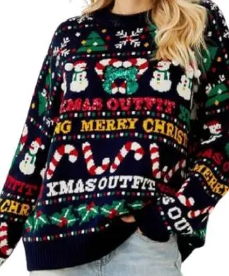 Colourful Xmas Outfit Christmas Jumper