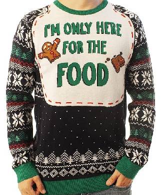 Im Only Here For The Food Xmas Jumper