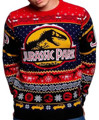 Jurassic Park Knitted Christmas Jumper