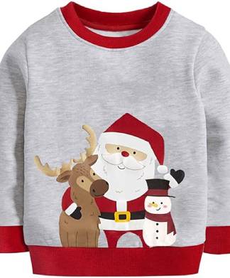 Kids Classic Grey Christmas Jumper