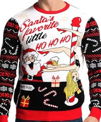 Santas Fav HO HO HO Christmas Jumper